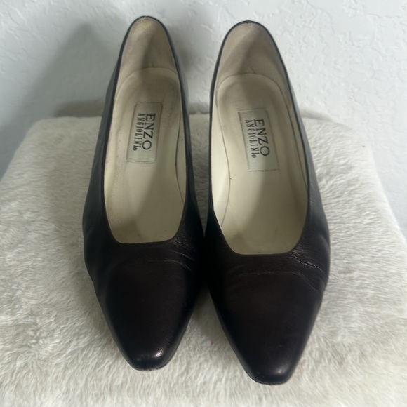 Ladies Enzo Angilini Curio "Brown"  Size 8N Leather Upper - Picture 3 of 10